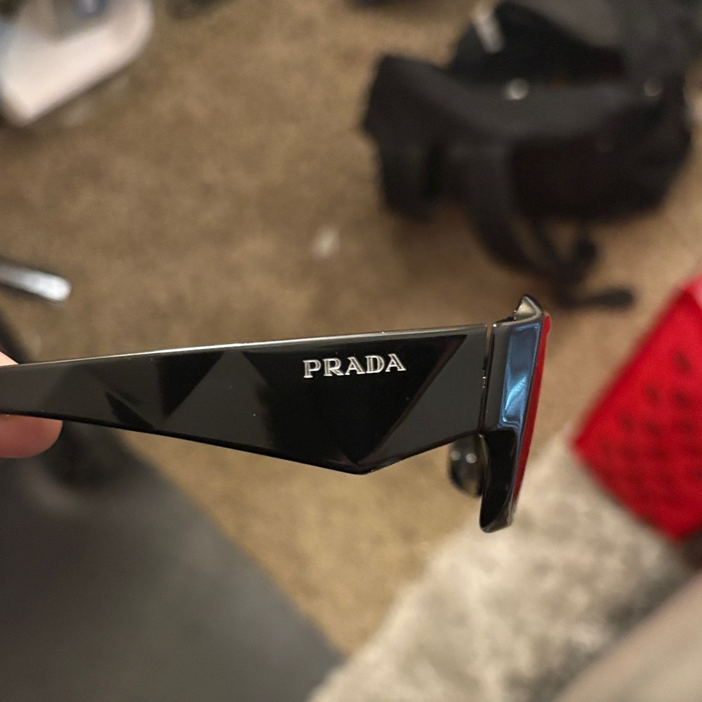 Prada Glossy Black Eyewear